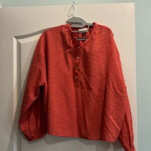 Burnt orange blouse